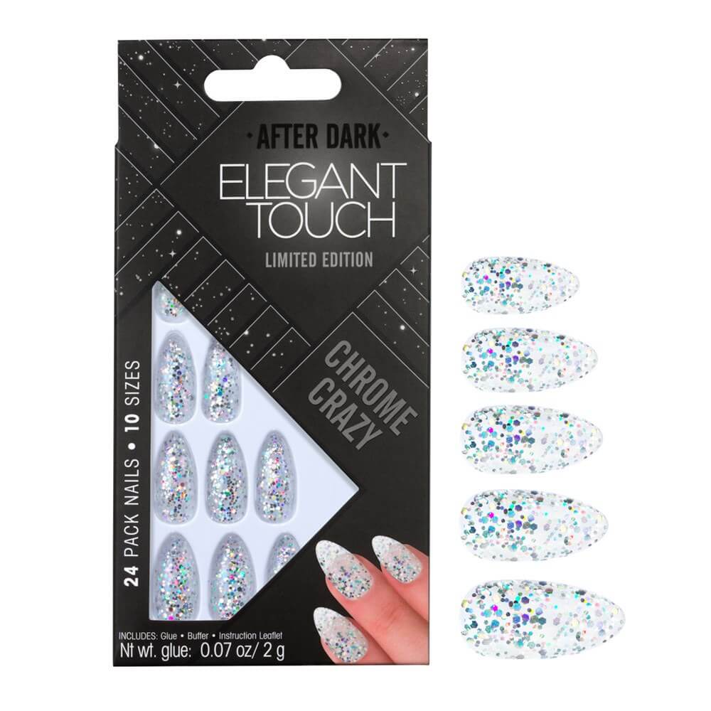 Chrome Crazy Trend Collection False Nails Elegant Touch Elegant Touch Trend Chrome Crazy